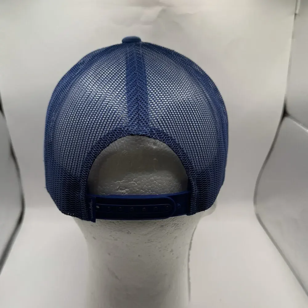 Travis Mathew‎ Big Bend Tour Hat Royal Blue OSFA Cotton Polyester Adjustable.